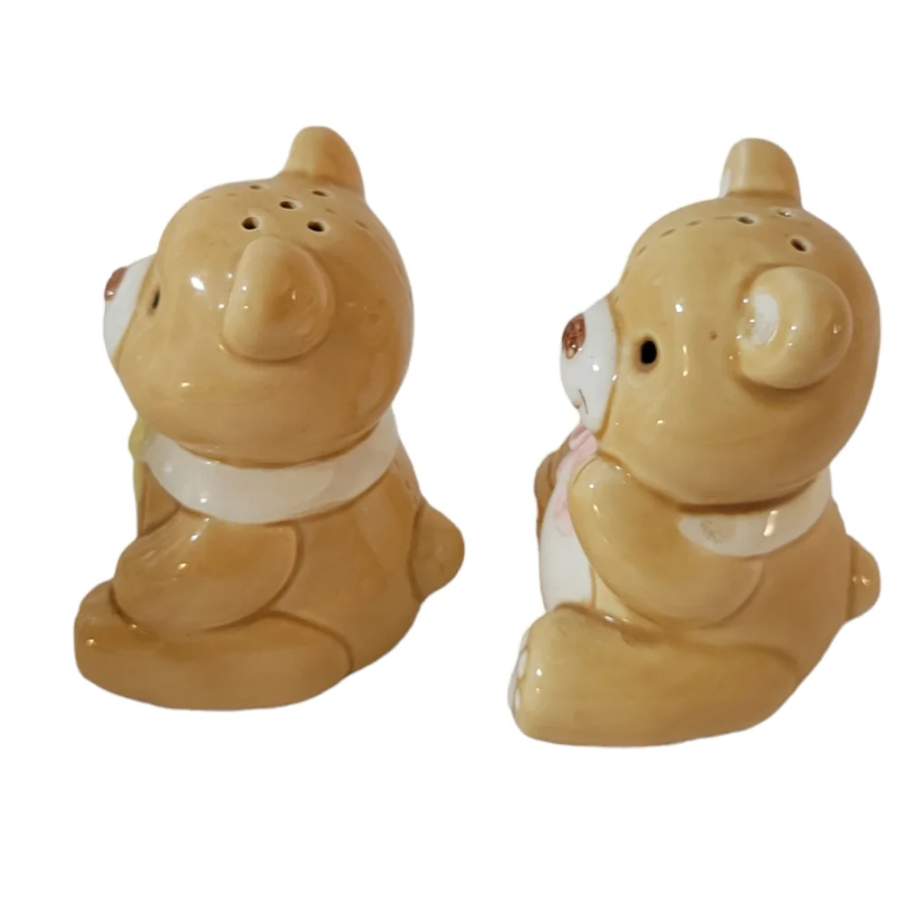 Geo Z Lefton Teddy Bear Salt and Pepper Shakers